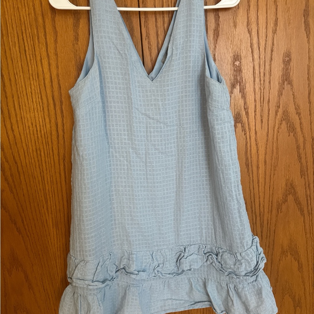 ASOS Sky Blue Textured Dress